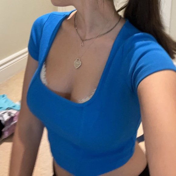 Blue garage t-shirt - Picture 4 of 4